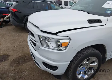 2022 Ram 1500 Lone Star 4X2 5'7 Box z USA, uszkodzony, nr VIN 1C6RREFT3NN113664